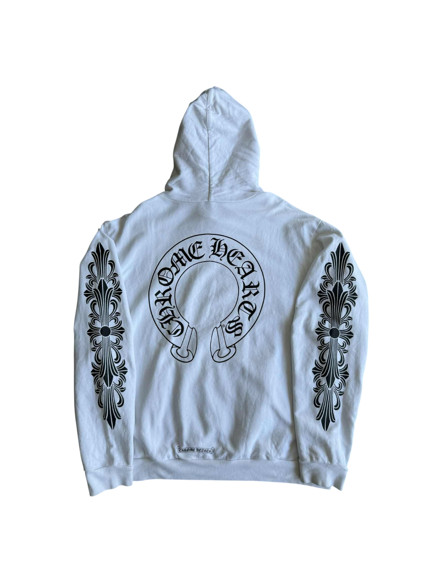 Chrome Hearts Floral Horseshoe Logo Pullover Hoodie