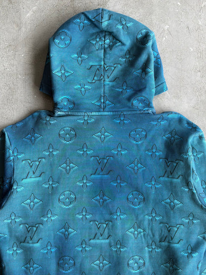Louis Vuitton 2054 Blue Monogram Hoodie