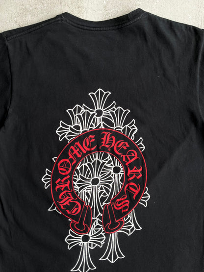 Chrome Hearts Red Horseshoe Cemetery Tee