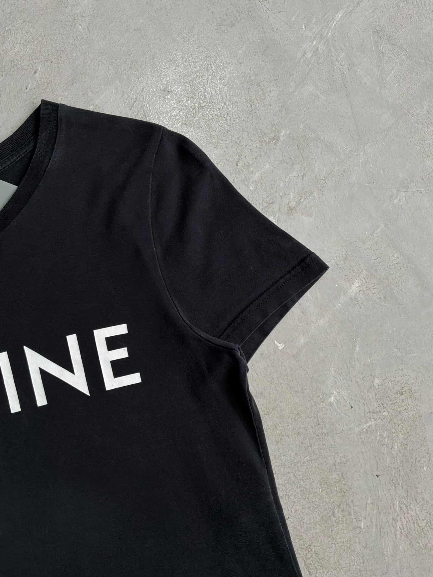 Celine Womens Script Tee