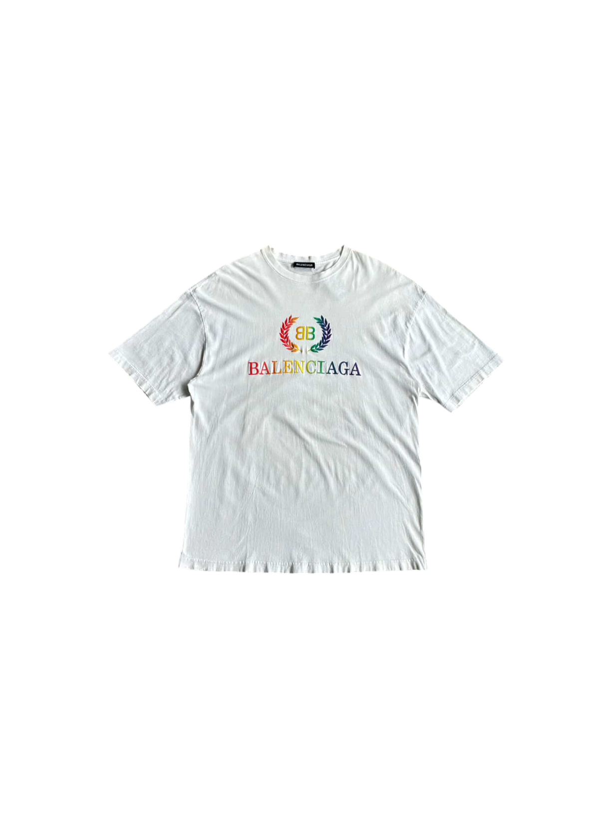 Balenciaga Flower  Script Tee