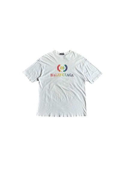 Balenciaga Flower  Script Tee