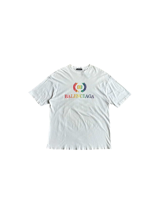 Balenciaga Flower  Script Tee