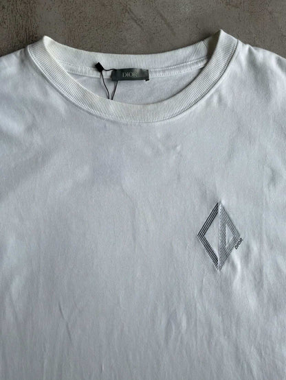 Dior Embroidered Chest Logo Tee