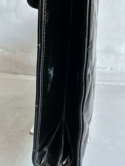 90’s Chanel Patent Leather Briefcase