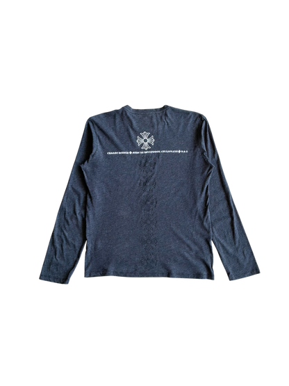 Chrome Hearts Spine Cross Gray Longsleeves