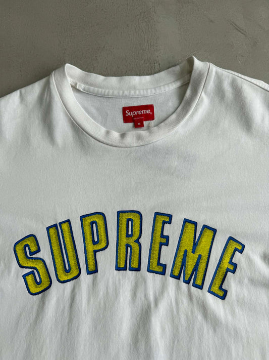 Supreme Printed Arc Short Sleeve Top White Winter/Fall 2018