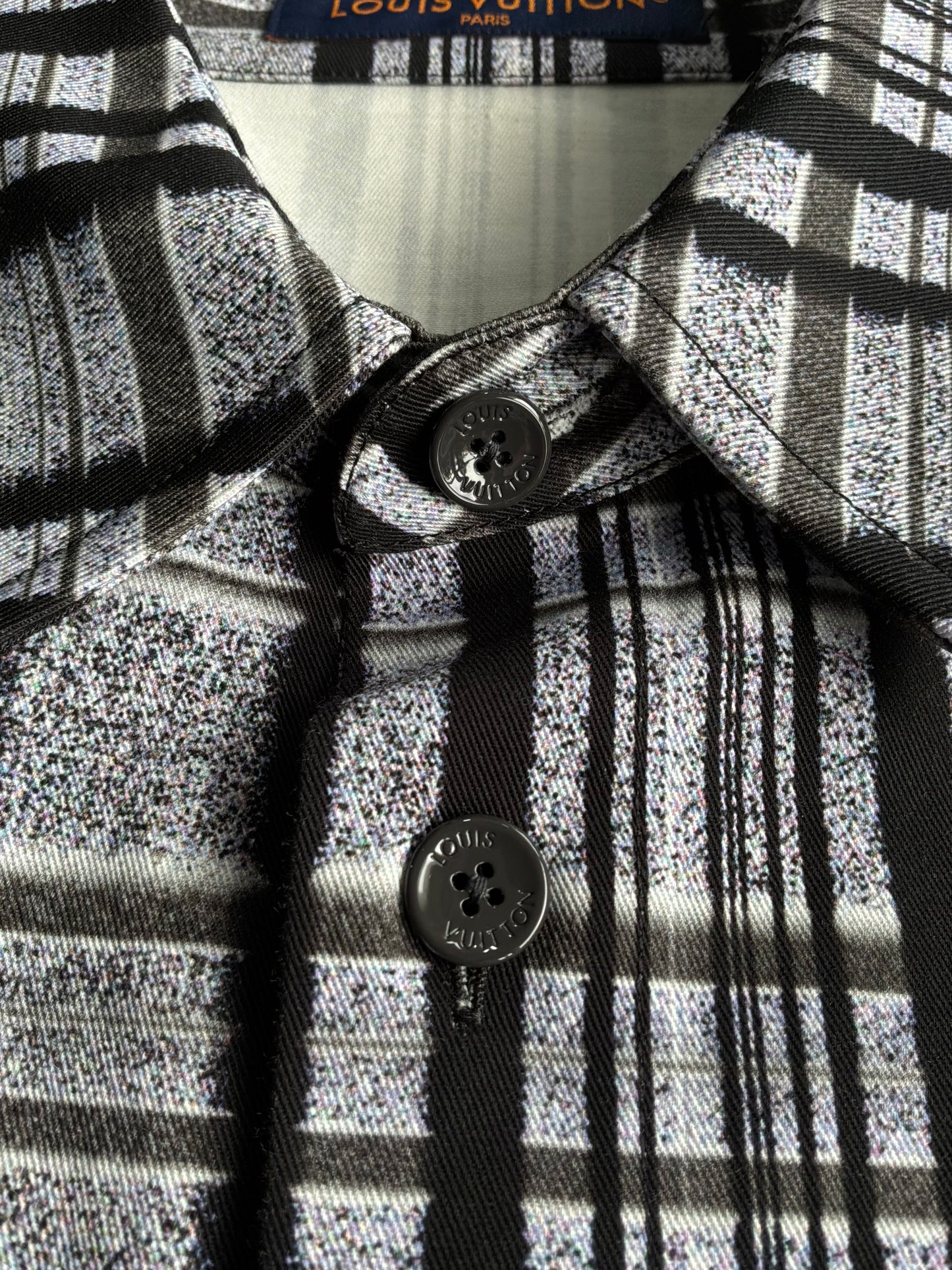 Louis Vuitton FW23 Blurry Vision Landscape Check Jacket