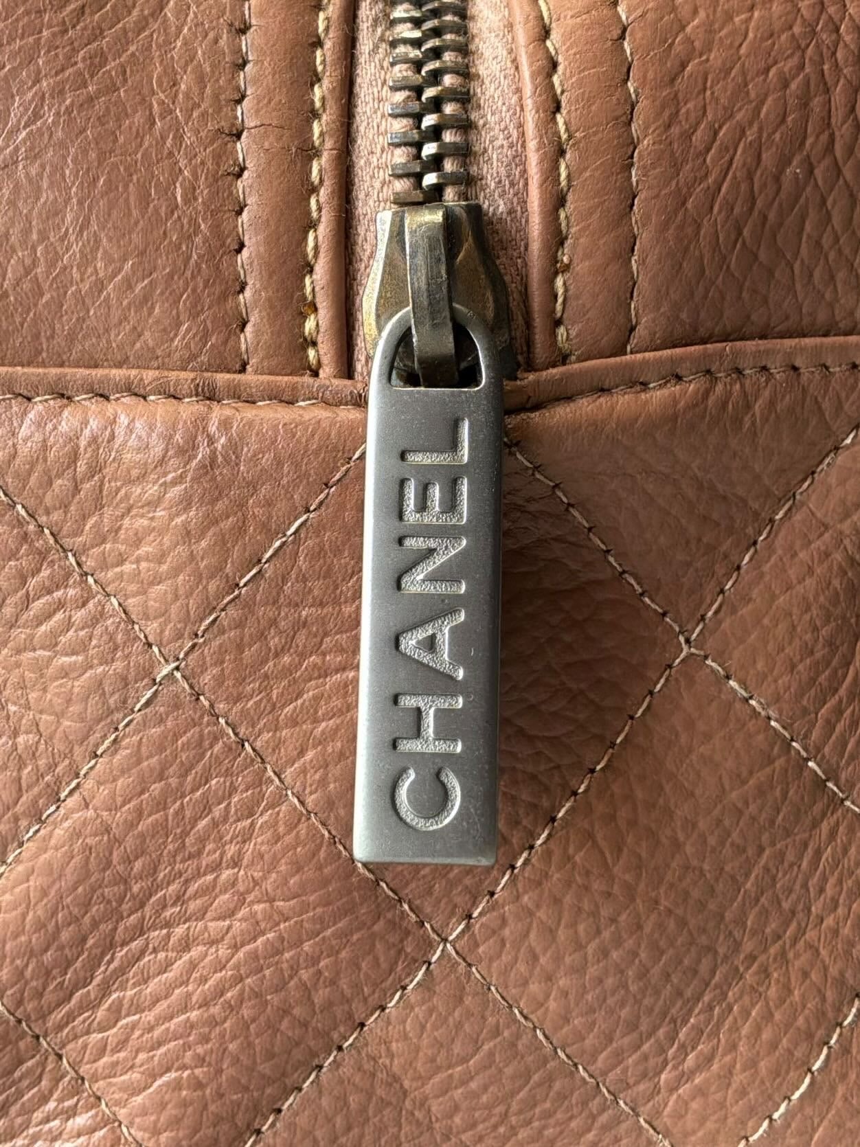 Chanel Quilted Mini Bowler Bag