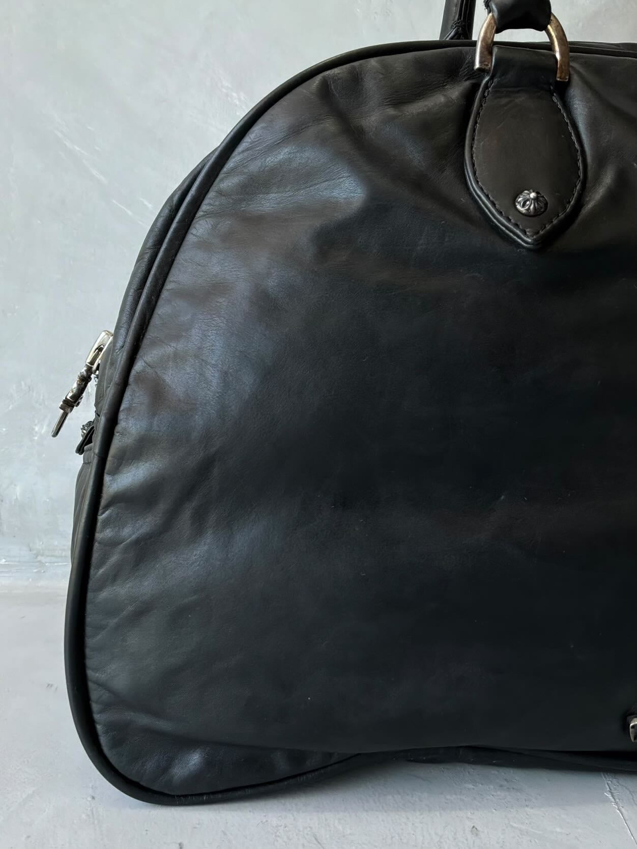 90’s Chrome Hearts Cross Embellished Bowler Bag