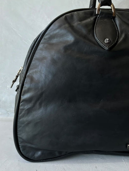 90’s Chrome Hearts Cross Embellished Bowler Bag
