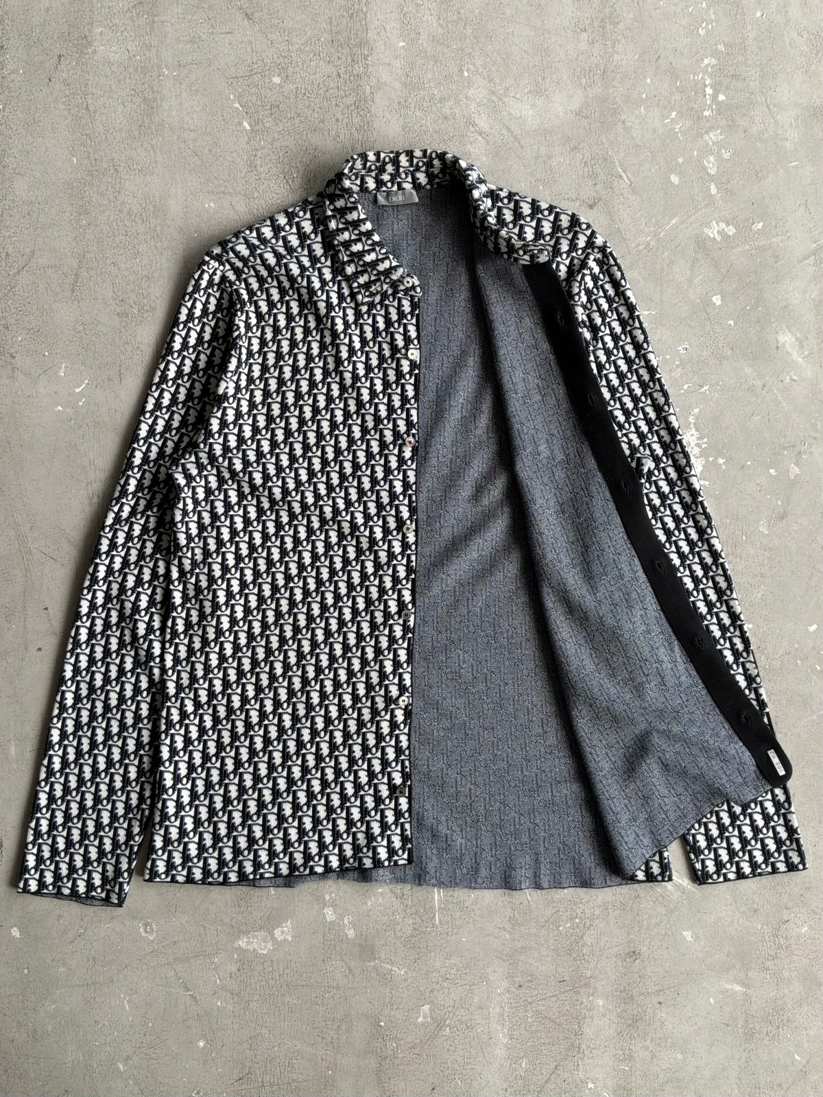 Dior Oblique Monogram Longsleeves Polo