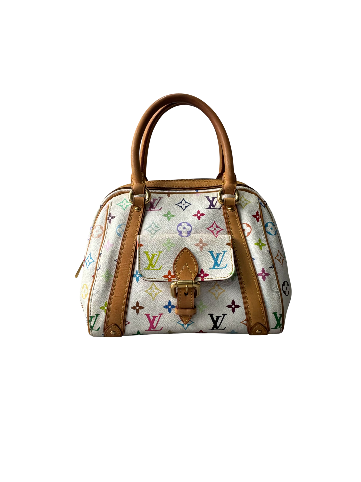 Louis Vuitton X Takashi Murakami Multicolore Pricilla Bag