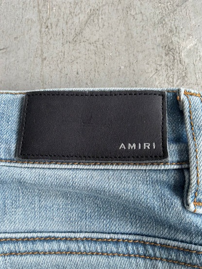 Amiri Light Washed Open Ankle Denim Pants