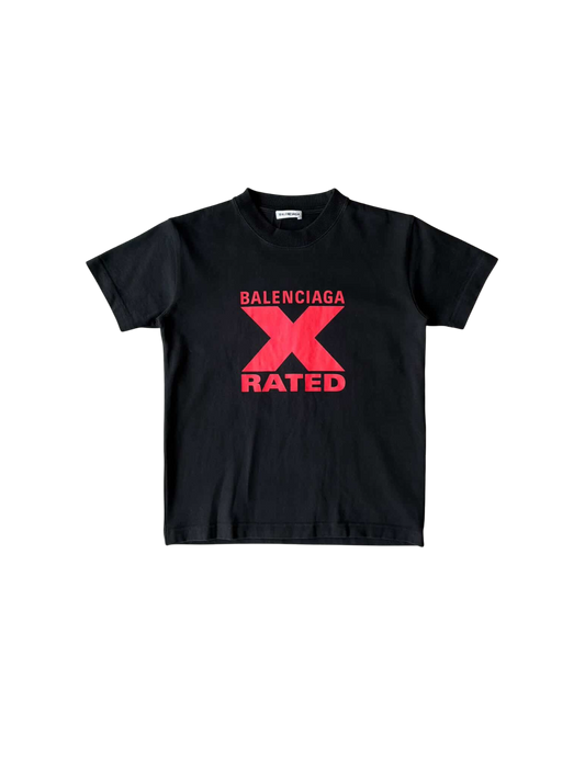 Balenciaga Womens X-Rated Tee