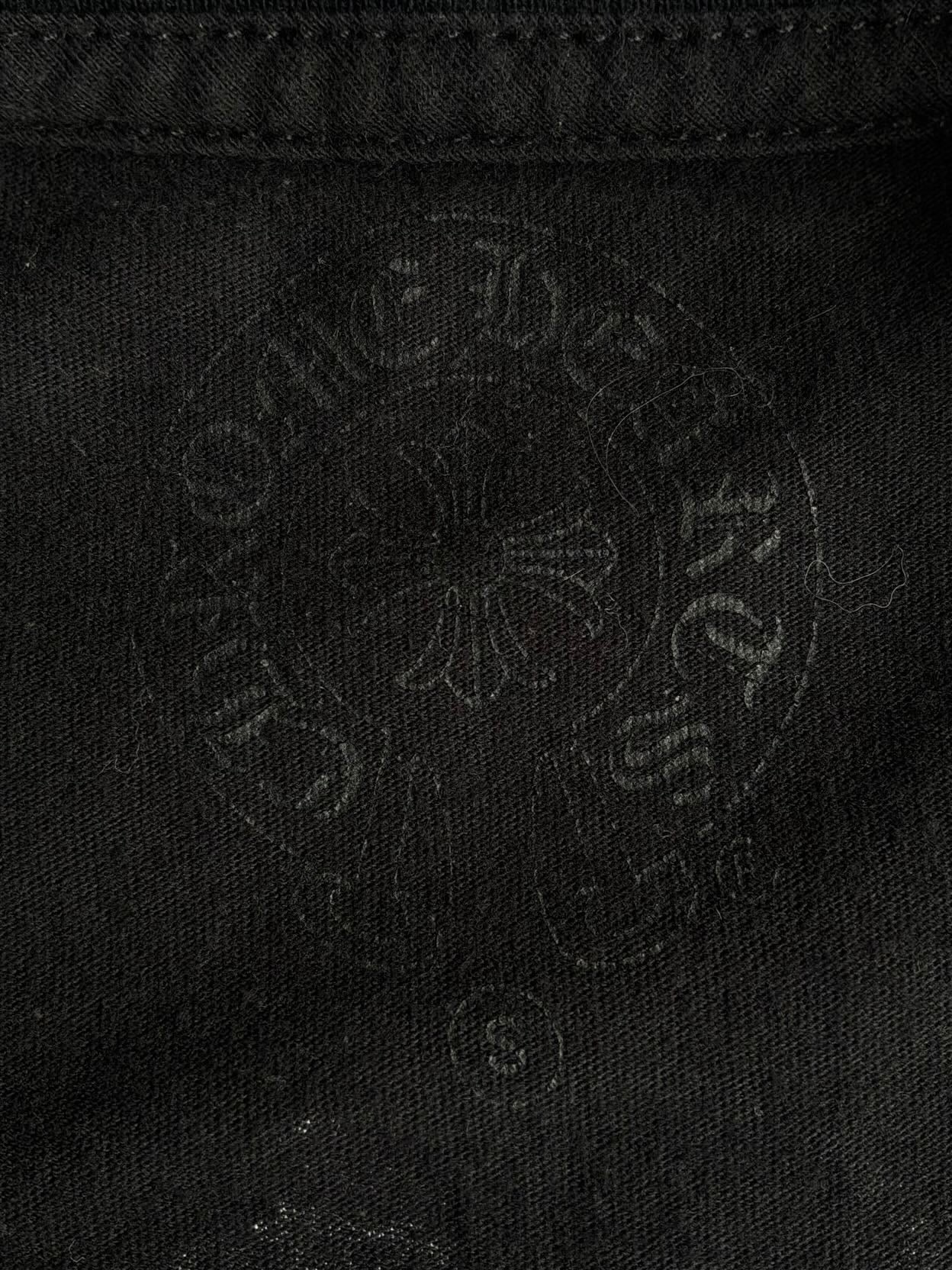 Chrome Hearts Half Script Dagger Black Longsleeves