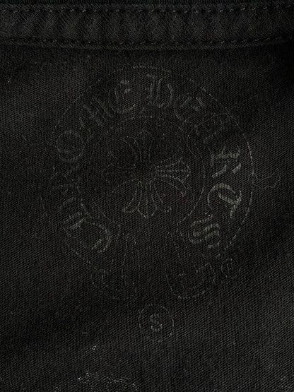 Chrome Hearts Half Script Dagger Black Longsleeves