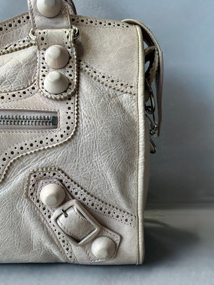 Balenciaga Classic City Light Pink on Brouges Lambskin Bag