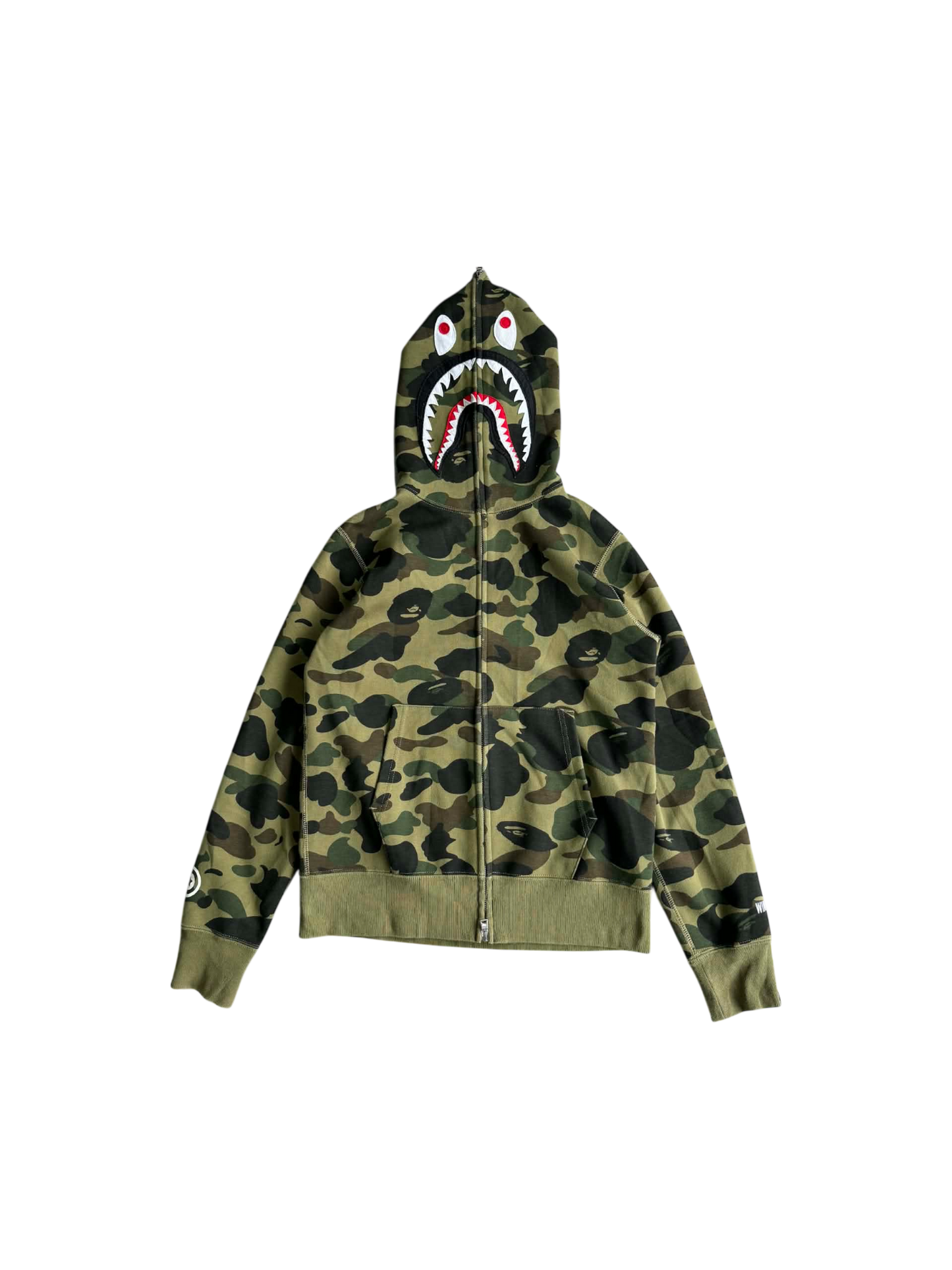 Bape Shark 1st Camo Windstopper Full zip Hoodie