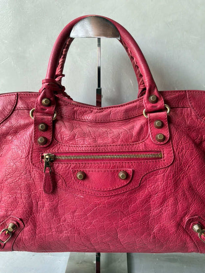 Balenciaga City Classic Pink Lambskin