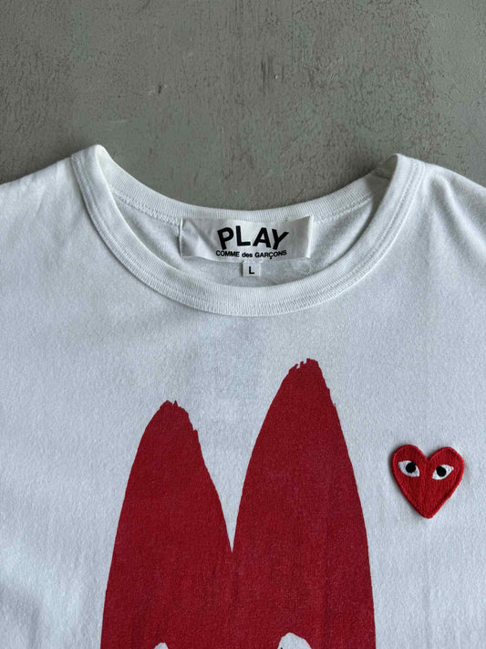 CDG Stretch Heart Tee