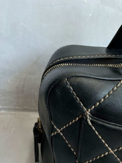 2002 Chanel Quilted Lambskin Boston Bag