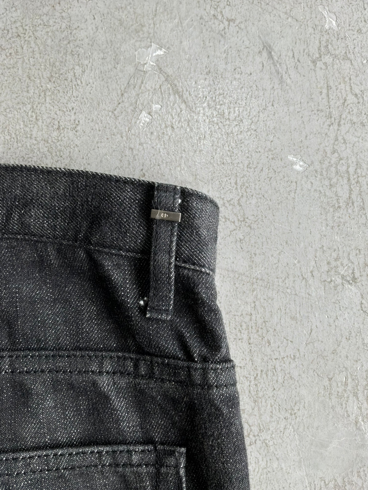 Dior Homme Hedi Slimane  Slim Straight Raw Denim Jeans