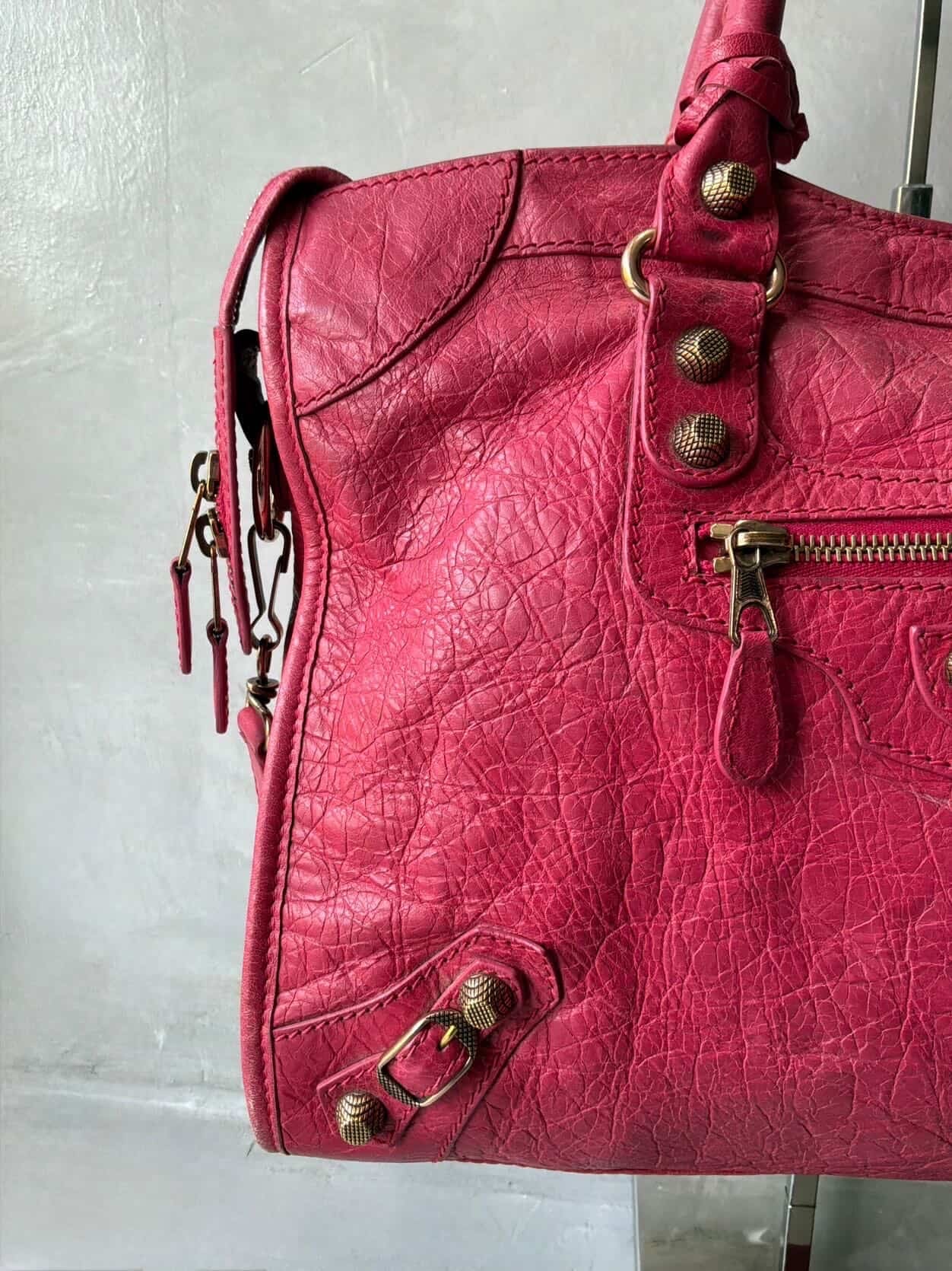 Balenciaga City Classic Pink Lambskin