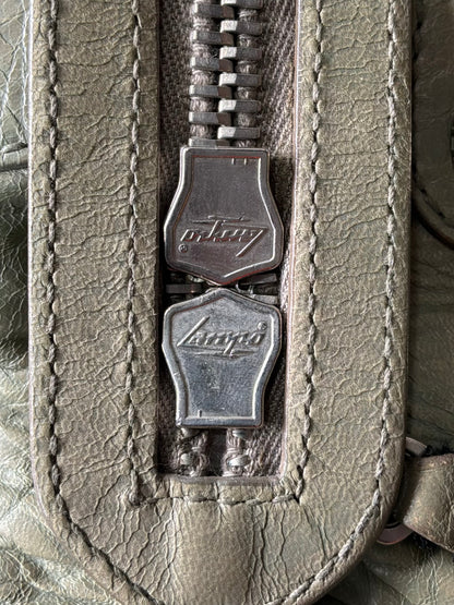 Balenciaga Classic City Pistachio on Silver Giant 21 Lambskin Bag