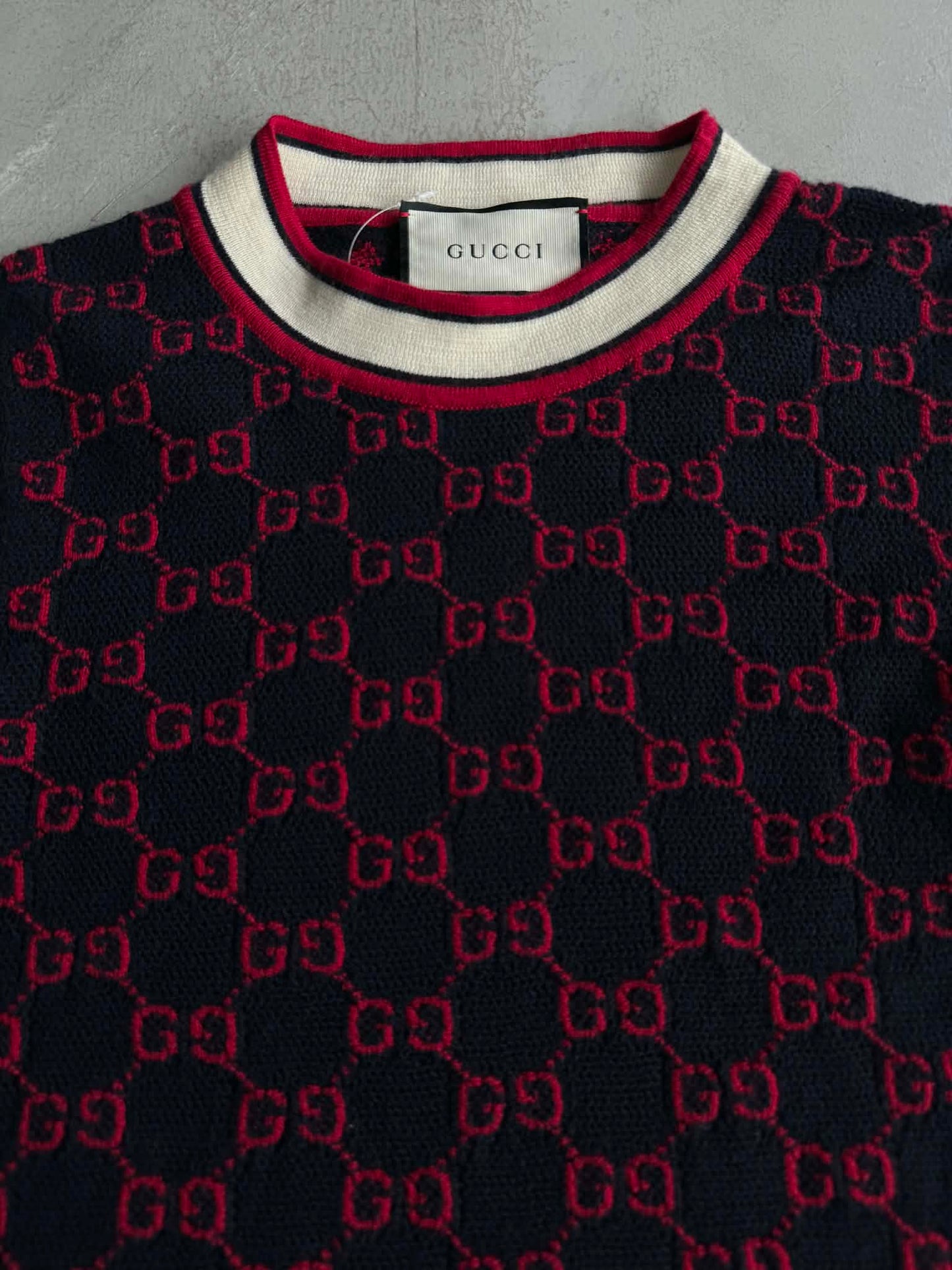 Gucci All Over Logo Pullover Crewneck