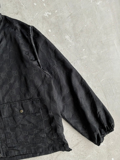 Gucci GG Black Monogram Windbreaker