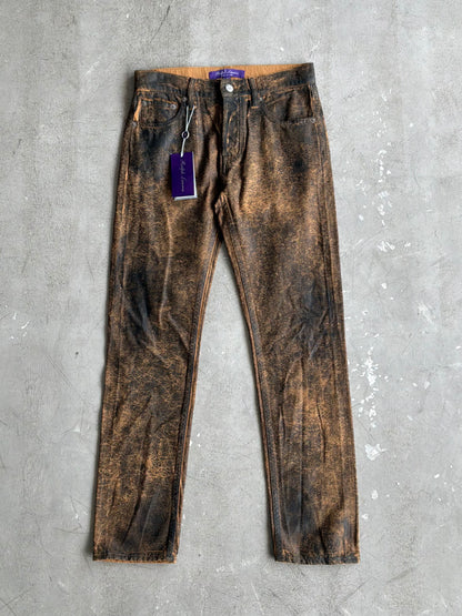 Ralph Lauren Purple Label Wax Coated Jeans