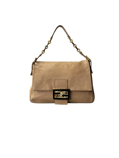 Fendi Mamma Baguette Brown Bag