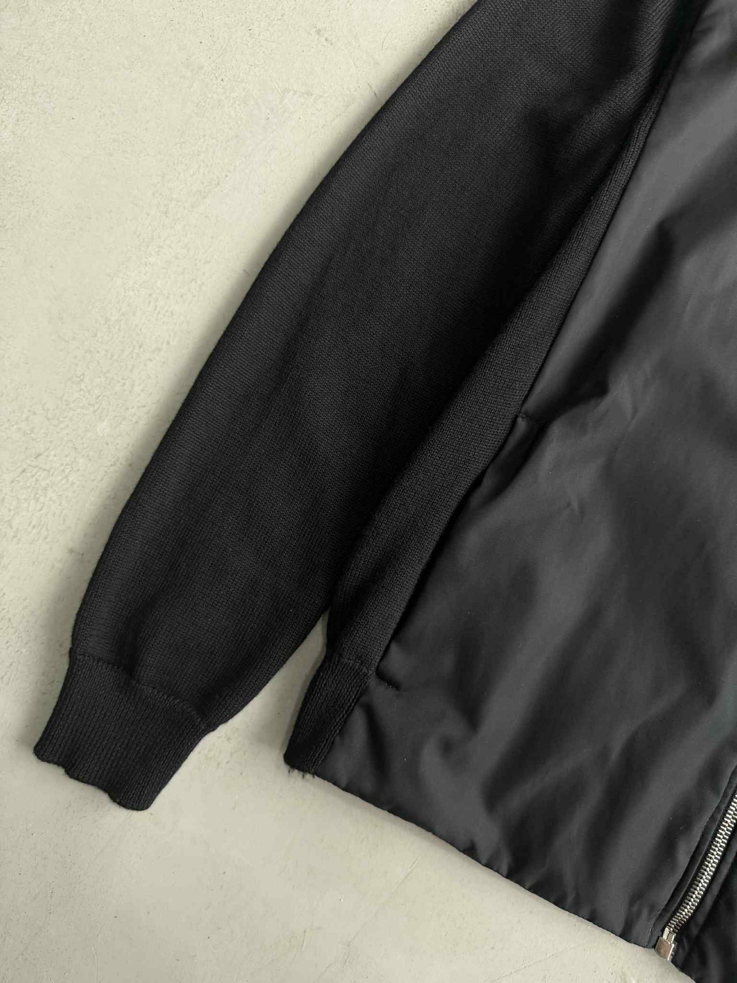 Prada triangle Logo Black Jacket
