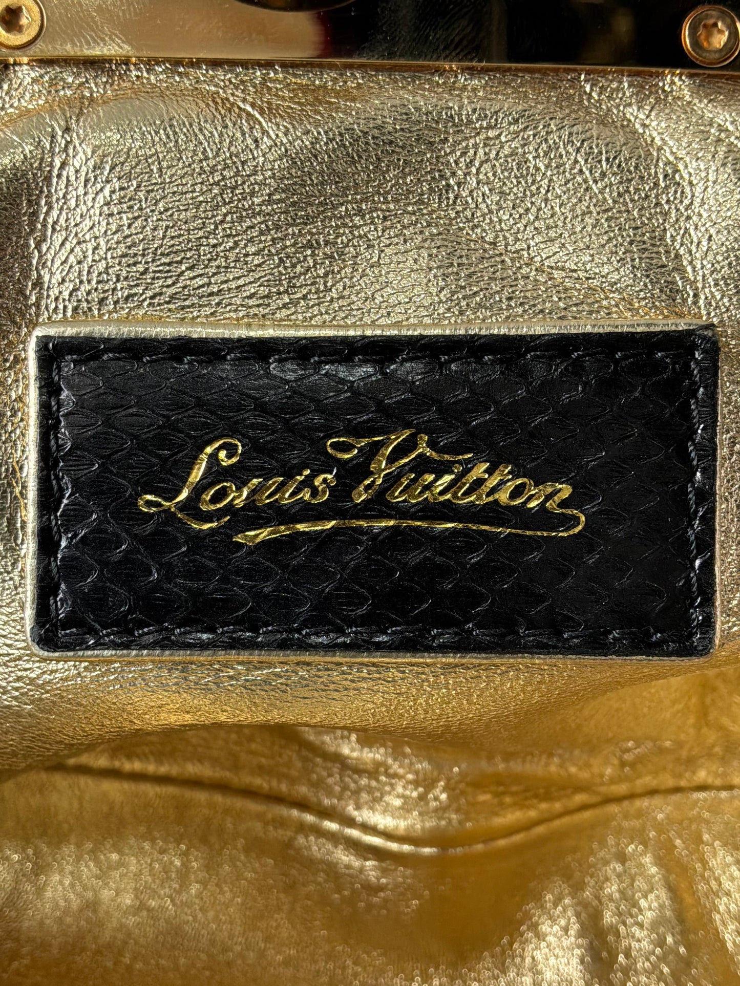 Louis Vuitton Monogram Satin Aumoniere Evening Bag