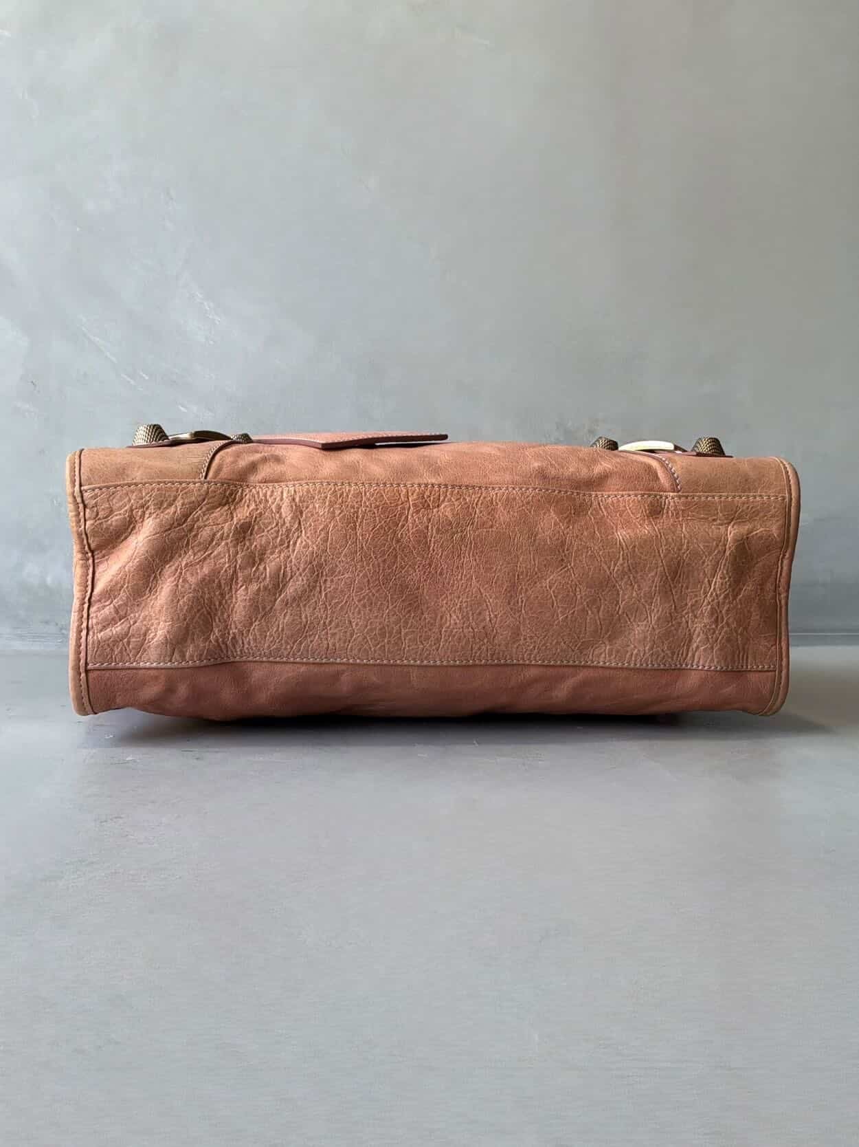 Balenciaga City Classic Giant 21 Salmon Pink Lambskin Bag