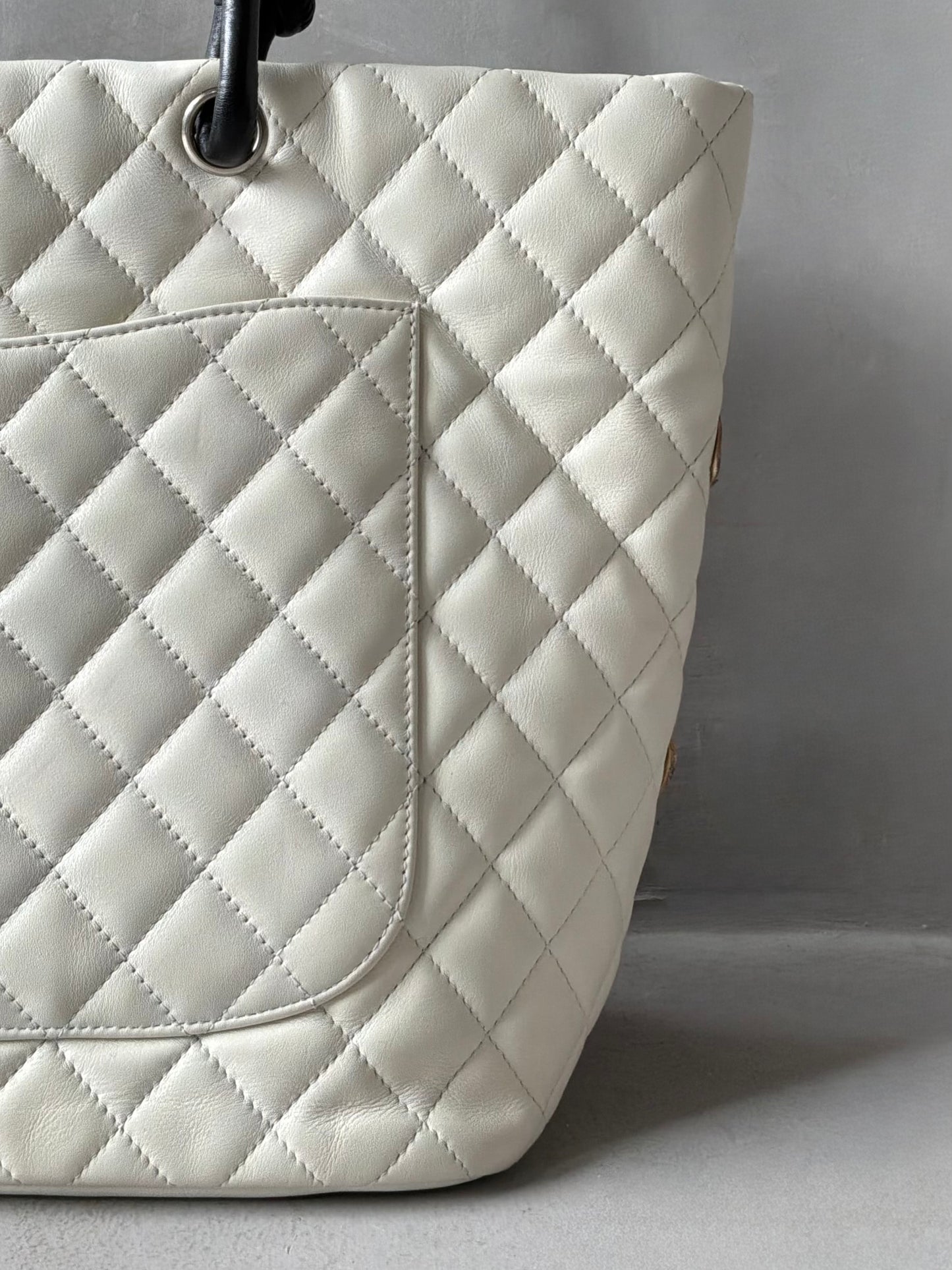 Chanel Cambon Ligne Phyton CC Tote Bag