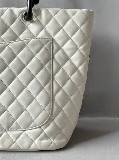 Chanel Cambon Ligne Phyton CC Tote Bag