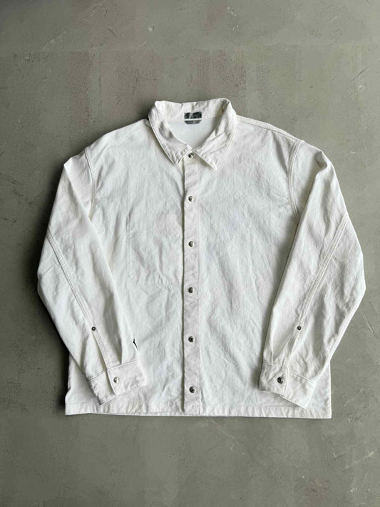 Dior Embroidered Cd Letter Denim White Jackrt