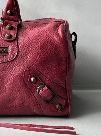 Balenciaga Twiggy Red Lambskin Bag