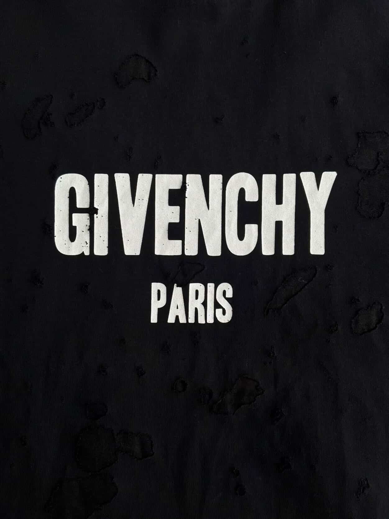Givenchy Distressed Logo Tee