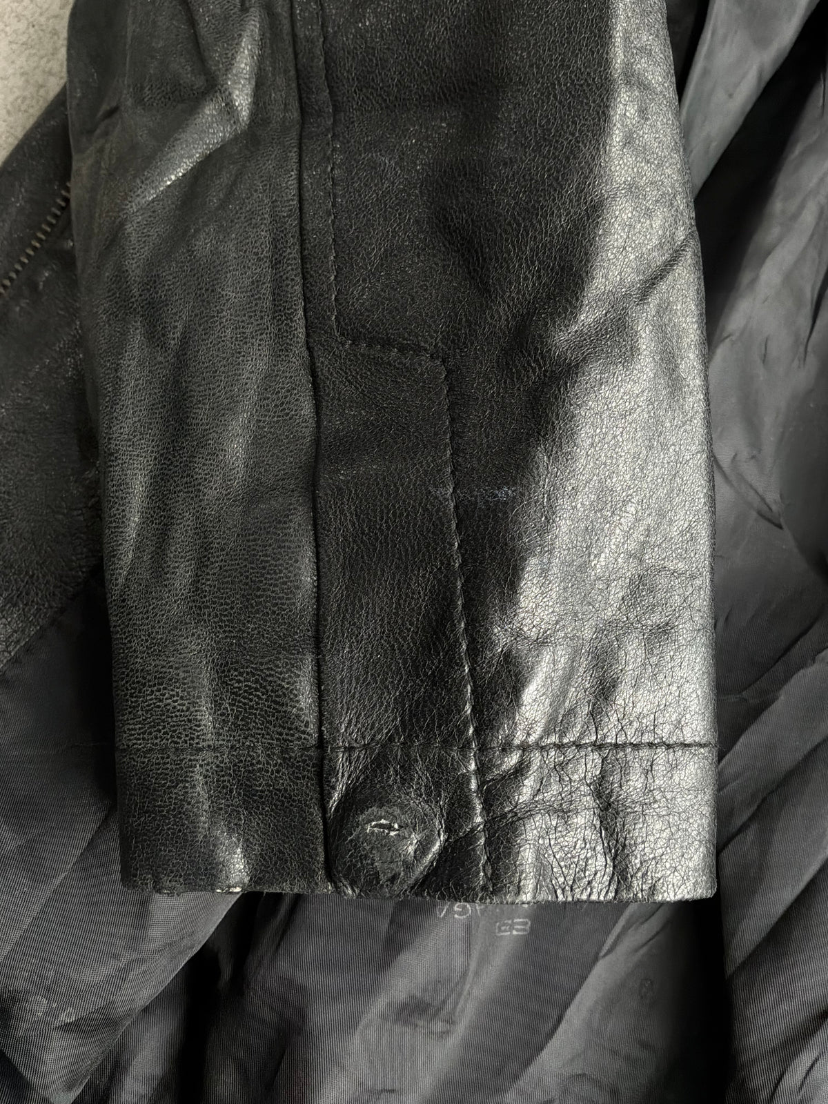 Vintage Balenciaga Harrington Leather Jacket