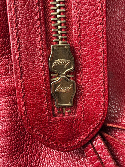Balenciaga Classic City Red on Gold Lambskin Bag