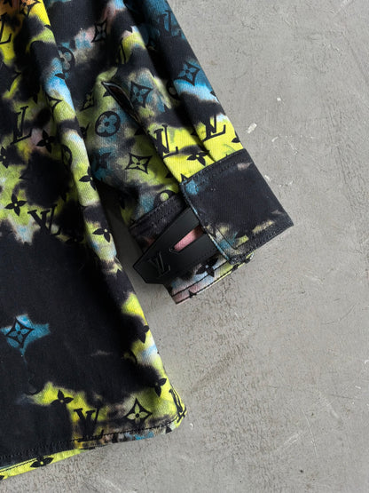 Louis Vuitton Multicolor Tie Dye Denim Shirt