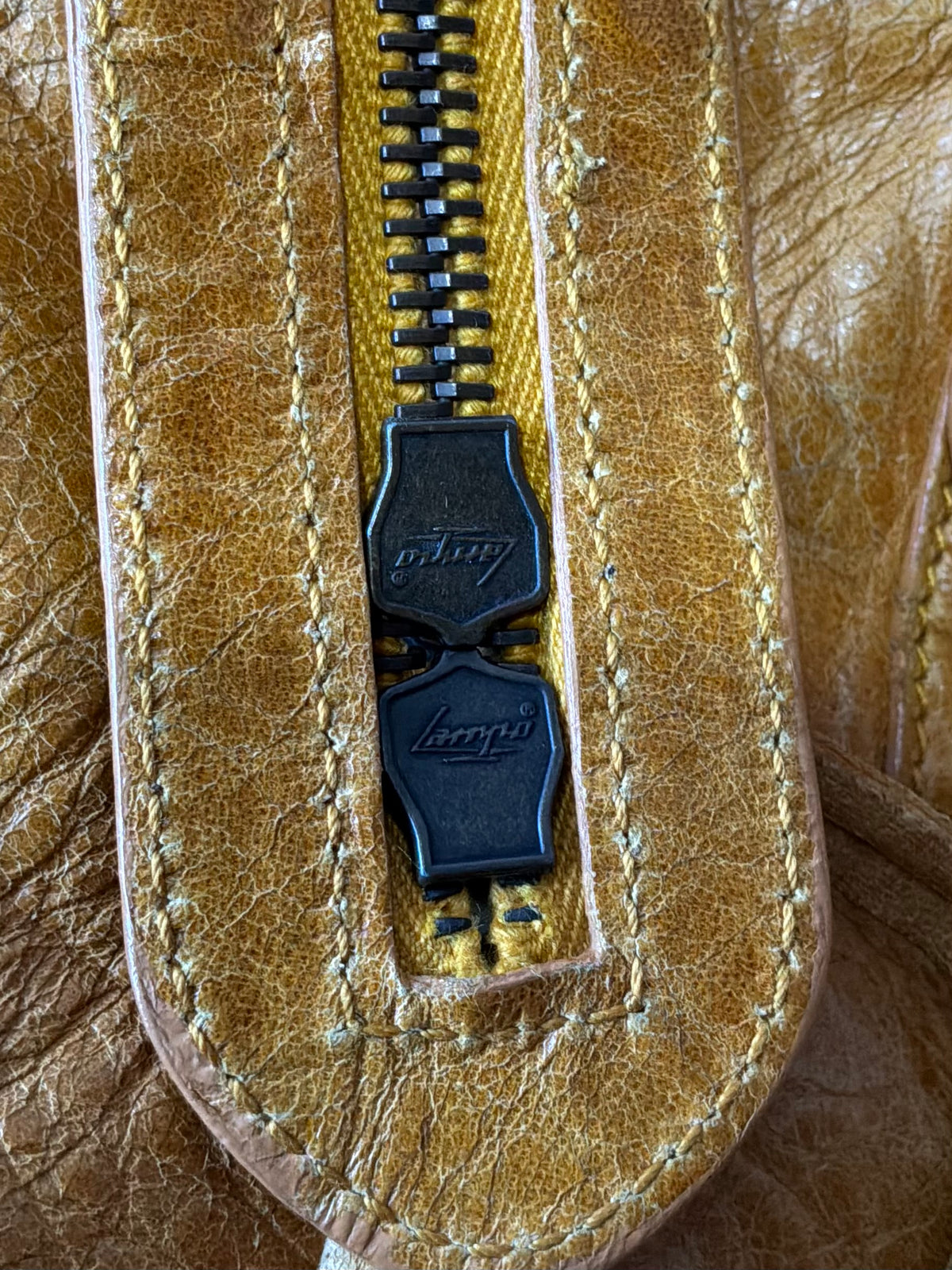Balenciaga Classic City Yellow on Brass Lambskin Bag