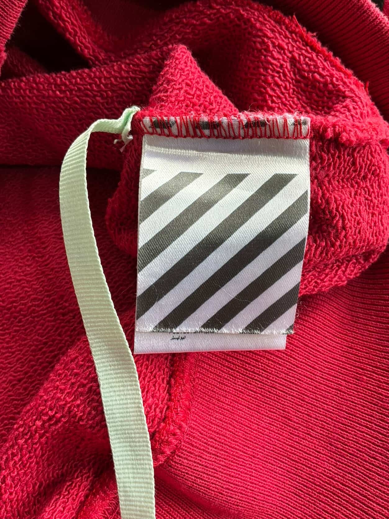 Off White x Champion Red Crewneck