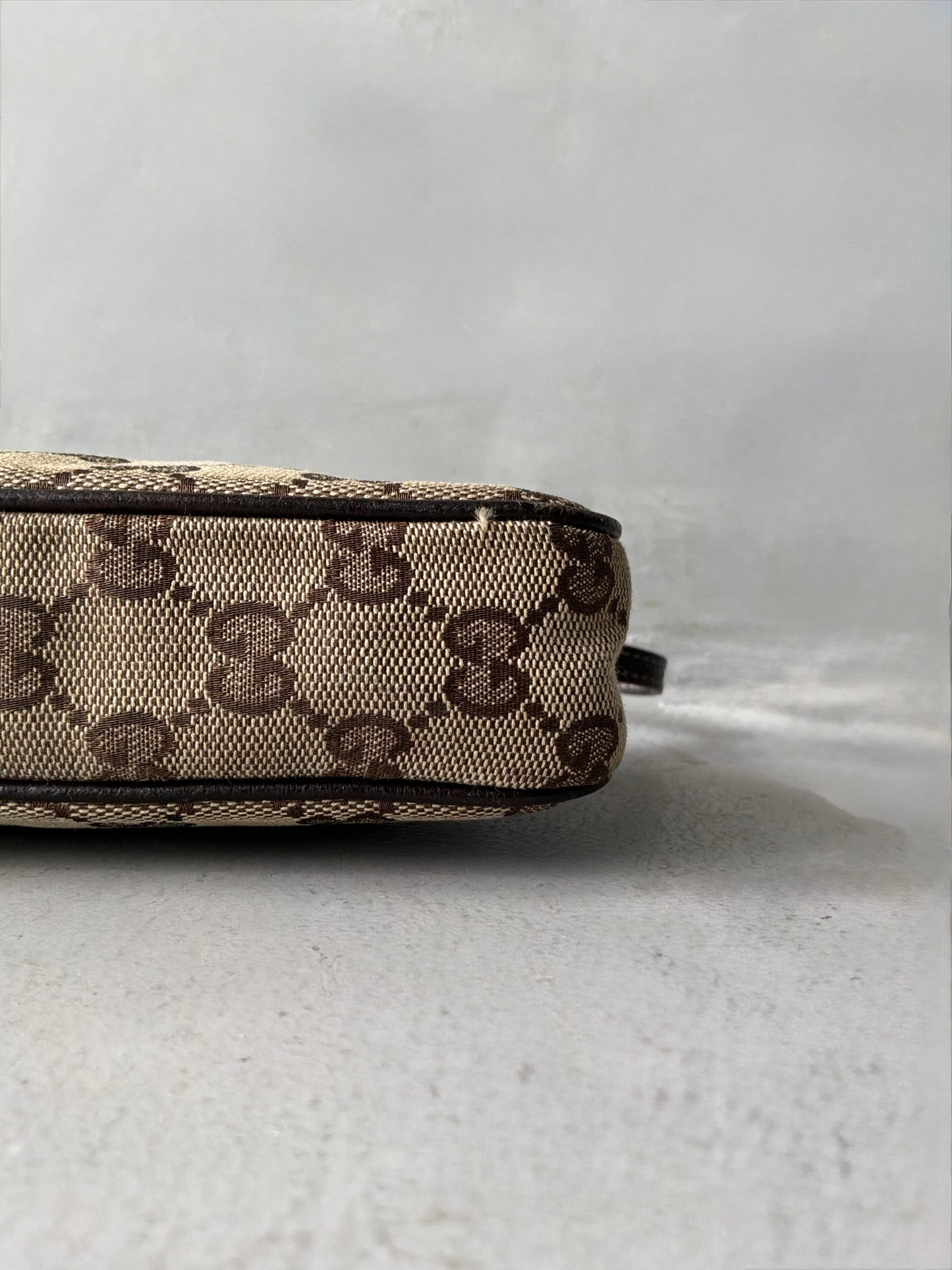 Gucci Brown Monogram Pochette