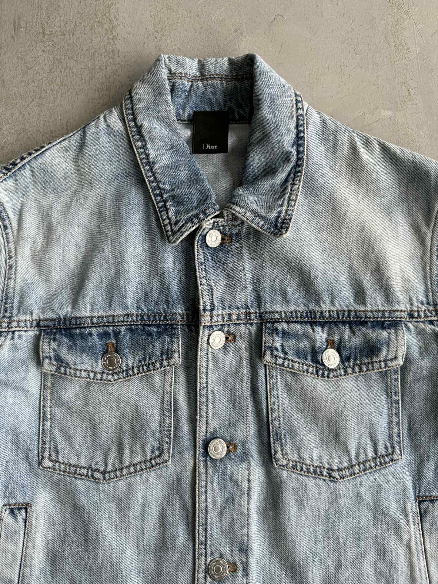 Dior Floral Patch Denim Jacket