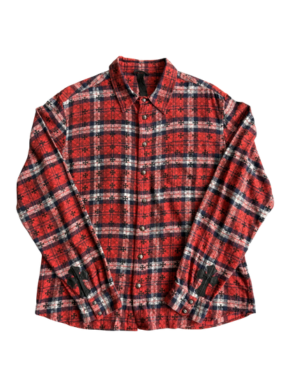 Chrome Hearts Monogram Cross Patched Flannel