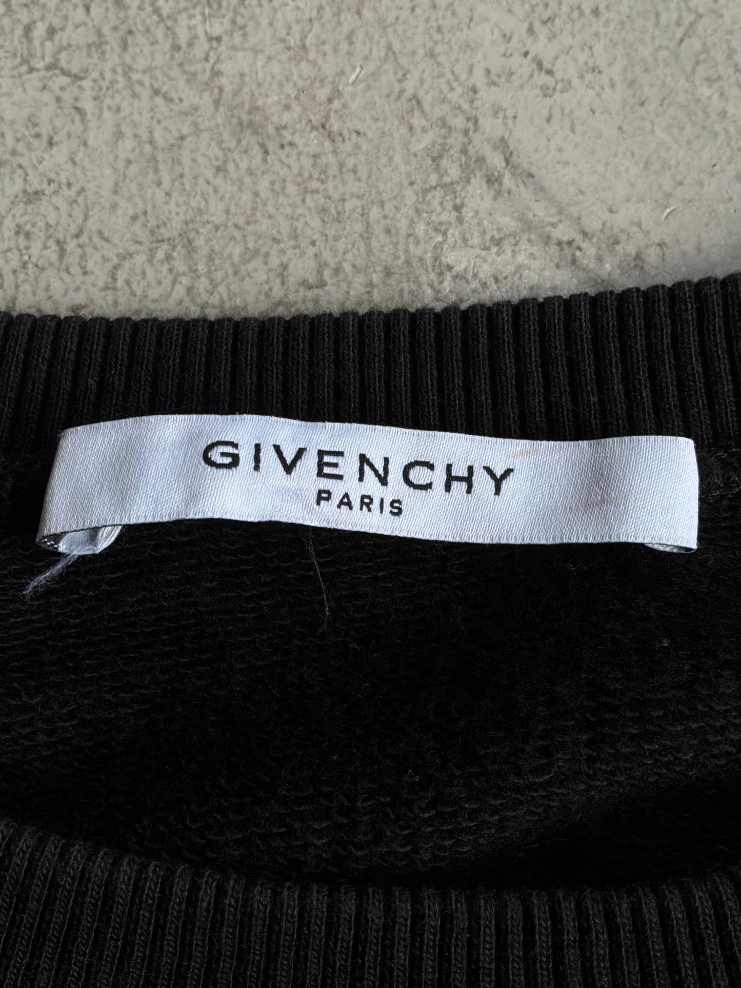 Givenchy Cracked Script Crewneck